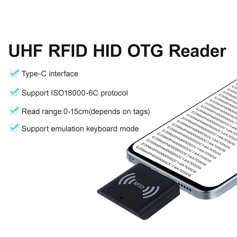 Ű ķ̼ ִ UHF RFID , 860-960mhz, CŸ UHF RFID ȵ̵ , HID  OTG 